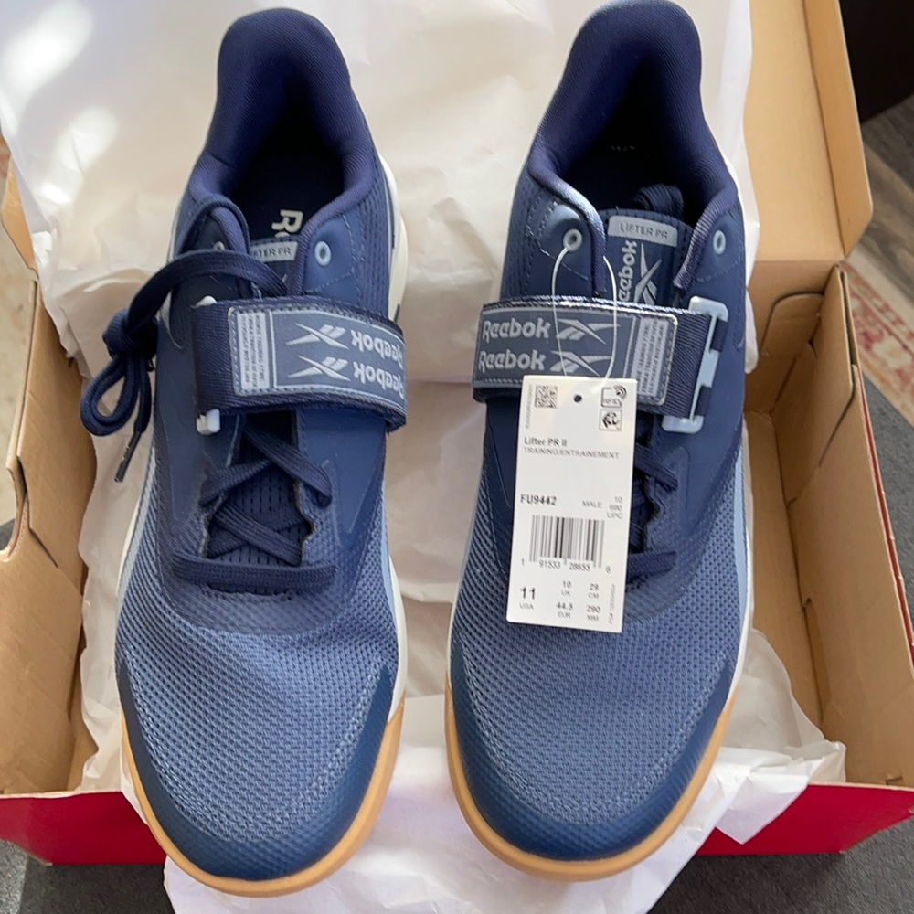 Reebok Lifter PR II shoes. Blue. New in box.